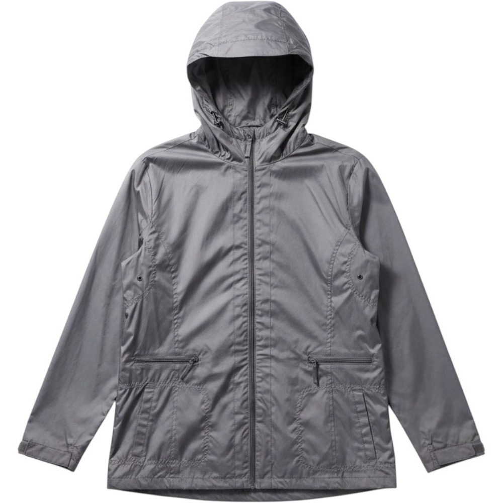 Mack Russo Windbreaker Jacket M Grey Hooded Full Zip Utility Gorpcore Techwear